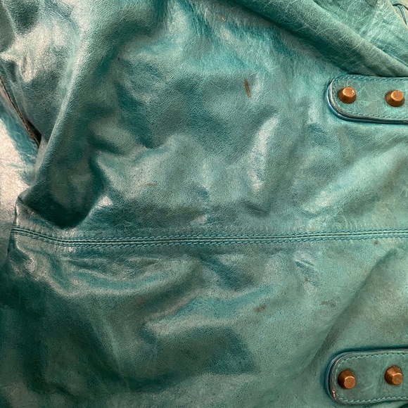 Balenciaga Spring 2005 Turquoise Weekender (A tag) - Picture 8 of 15